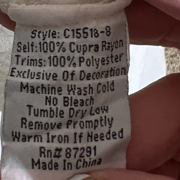 Embroidered Floral Cream Top - Picture 7 of 10